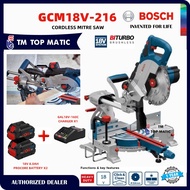 BOSCH GCM18V-216D 18V 216MM 8.5" BALDE Professional Cordless Mitre Saw With BITURBO - TM TOP