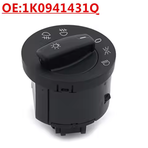 Headlight Fog Light Switch 1K0941431Q 5K0941431A 1K0941431C For VW Golf MK5 03‑09 Jetta Passat B6 05