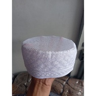 Madinah cap, white cap, Hajj cap, Hajj cap, 7 cm high cap
