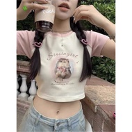 Sinsin Cat RIB Crop Top for Women (LD 88, PJ 40)