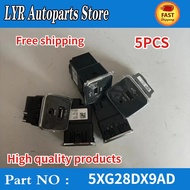 5CS Front Charging Port USB AUX 5XG28DX9AD For 2017-2021 Jeep Cherokee Compass 53223309 car Accessor