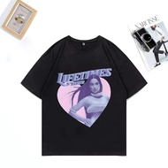 Kemeja-T Grafik Vintage-143 Lifetimes Tour Katy Perry Lelaki Wanita Fesyen Hip Hop Panas Kemeja-T Ka