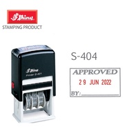 Shiny Approve Date S-404 Self Inking Stamp / Dater Chop