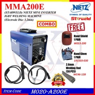 (MMA120E / MMA160E / MMA200E) (STARWELD) NIETZ MINI INVERTER IGBT WELDING MACHINE M020-A120E, M020-A