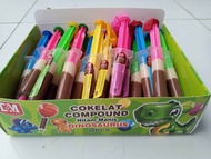 permen cokelat compound semprot 1 bok isi 30 pcs