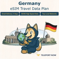 Germany Travel eSIM | High-Speed Data | Up to 30 Days | QR Code Delivery