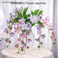 TWE Jasmine Artificial Hanging Flowers Decorative Balcony Art Artificial Silk Flowers Like Real Hanging Decoration For Wedding SG