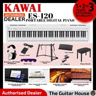 Kawai ES-120 88-key Digital Piano with Speakers - White (ES120 / ES 120)