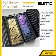 SUMC SX12/10SL Bicycle Chain 10/12 Speed Cycling Full Hollow Quick Link Road /Mtb/Gravel/Folding/Roa