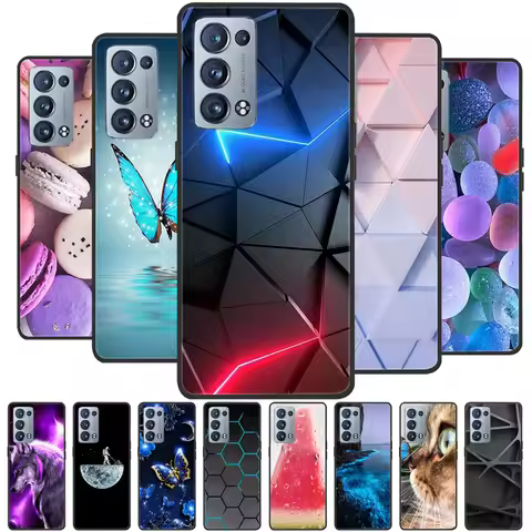 For Oppo Reno 6 Pro 5G CPH2247 Case Silicon Back Cover Phone Case For Oppo Reno 6 Pro 5G CPH2249 Cas