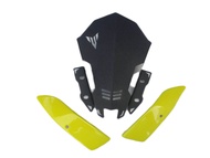 ชิวหน้าวัสดุเหล็กหนาแข็แรง+ครอบใต้คาง YAMAHA MT15(ยามาฮ่า เอ็มที15) วัสดุ ABS อย่างดี