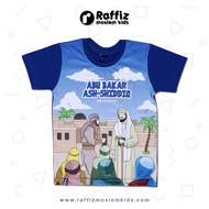 Raffiz Children's Shirt Short Sleeve Full Print Abu Bakar 01