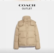New！Coach女裝羽絨褸，outlet訂單（可隨意對比）。只有L，XL，超抵，手快有。