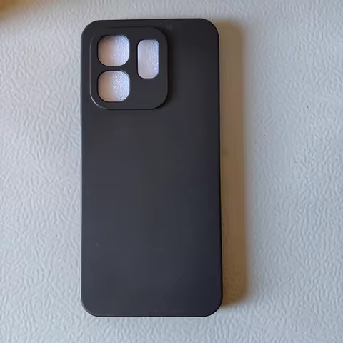 For Infinix Hot 50i Case X6531 Slim Matte Black Soft TPU Case For Infinix Hot 50i Silicone Back Cove