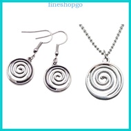 Fine Eye Catching Swirl Pendant Necklace Unique Round Swirl Choker Popular Swirl Clavicle Chain Swea