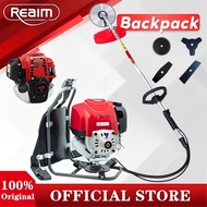 REAIM Backpack Mesin Rumput Brush  Grass Cutter Galas Cutter Trimmer Machine