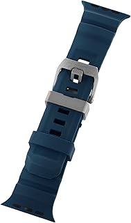 LEPLUS CORVIN LN-AW49B24NV Tough Rubber Band, Compatible with Apple Watch 42 (Series 1,2,3) / 44/45/
