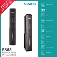 Siemens E868 Smart Lock (Space Grey) / Digital Lock / Door Lock / Kunci Pintu / Kunci Pintu Digital