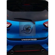 S39 Undefined UNDΞFINΞD Bootline Car Vinyl Decal Sticker