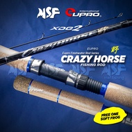 [MSF] Eupro Crazy Horse XDG2 Rod | Joran Pancing Mancing Spinning Snakehead Peacock Fishing Murah