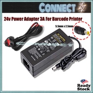24v 3A 24v 5A Power Adapter 5.5mm * 2.5mm For Barcode Printer Water Filter Adapter compatible 5.5mm 