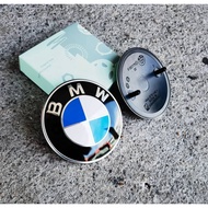 BMW Logo Front Hood Rear Badge Emblem 82mm 74mm For BMW E60 E90 E46 E30 F30 F10 F20 E36 F15 F25 X5 X