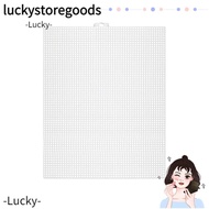 LUCKYSTOREGOODS Bag Mesh Grid, 33.5x26CM Plastic Canvas Bag Sheets, DIY Crafting White 7CT Bag Rug