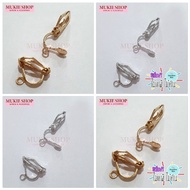 Mukie shop DIY ต่างหูหนีบ โครงหนีบ โครงต่างหู อะไหล่ต่างหูหนีบ