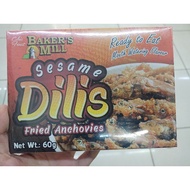 Baker's Mill SESAME DILIS (FRIED ANCHOVIES) 60G
