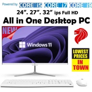 🌟2025 Ultra Slim All in one Desktop PC Best for Home & Office 🌟32" 27" 24" All in one desktops pc