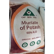 POTASSIUM CHLORIDE BAJA BUNGA DAN BUAH (MOP) -50KG