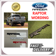 Ford Ranger Raptor T6 T7 T8 T9 Wording Logo Emblem Raptor Logo Emblem (THREE COLOR)