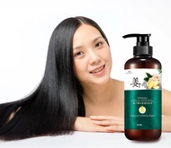 Shampoo ZHENXIU Ginger Juice Nourishing Shampoo natural essence perawatan & pertumbuhan Rambut