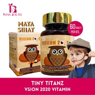 TINY TITANZ KID180 / IQ160 / VSION2020 VITAMIN 60 TABLETS (untuk kesihatan mata tingkatkan daya inga