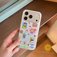 For iPhone 16 Pro Max Case TPU Phone Case For iPhone 17 Pro Max 16 15 Cover 手机壳 Aesthetic Korean Cut