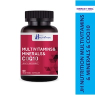 JH NUTRITION MULTIVITAMINS &amp; MINERALS &amp; COQ10 60'S - Vegetable Capsule | improve health functions