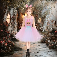90-165cm Rabbu Cute Doll Clothes Girls Baby Clothes Princess Dress Halloween Party Costumes Children