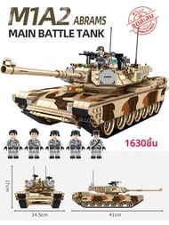 SENBAOJIMU | ชุดก่อสร้างบล็อกรถถัง Abrams M1A2 สำหรับเด็กชาย