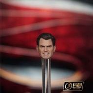 全新未開  閃回 頭雕 1/12 超人 + 特效雷射眼 頭雕 superman  可配 SHF mafex ml用