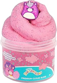 SQUISHMALLOWS Original Lola The Unicorn Premium Cloud Slime, Cotton Candy Scented, 8 oz. Fluffy Slim