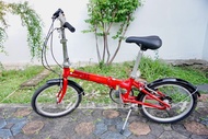 จักรยานพับได้ญี่ปุ่น - ล้อ 20 นิ้ว - เกียร์ 7 สปีด - อลูมิเนียม - Dahon Vitesse - สีแดง [จักรยานมือส