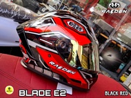 หมวกกันน็อค RAIDEN BLADE E2 พร้อมแว่น 2 ชั้น