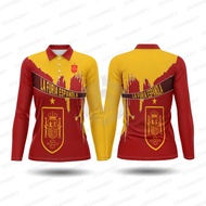 Jersey Spain 2026 World CupWanita Spain Printing T-Shirt/ Art02