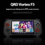 QRD Vortex F5 Retro Handheld Game Console Support PSP/DC/SS/PS1/ATARI/GG/NDS/，arcade game