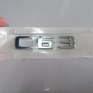 C63 AMG Mercedes Benz Letter Logo Emblem