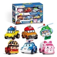 Sheriff Polly Super New Sheriff Polly Boy Set Polly Police Car Glass Deformed Police Car Toy Car