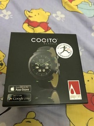 Cogito 黑色皮帶智能手錶