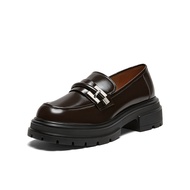 BASTO Womens Slip-on Loafers Platform Shoes รองเท้าส้นตึก รองเท้า loafer TFW40