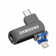【รับประกัน 5 ปี】Samsung 1TB 2TB 3 In 1 Flash Drive High speed Metal USB Flash Drive Type-C SmartPhon
