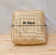 Bamboo Besek 15cm & 20cm & 25cm & 30cm | Bamboo Gift Box | Hamper | Gift Basket | Storage Basket | B